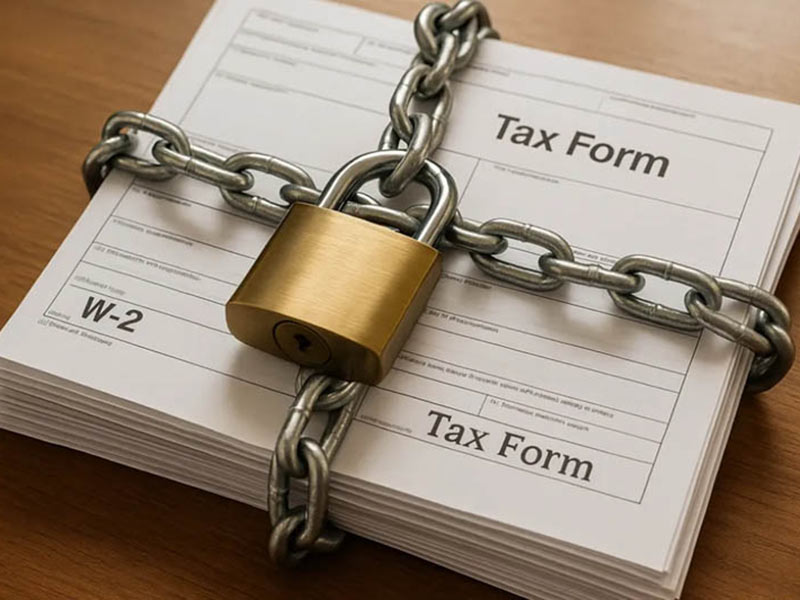 Locked tax forms
