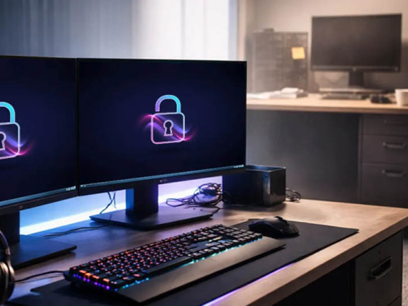 Locked computer system