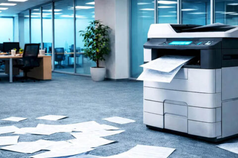 Xerox machine in the office