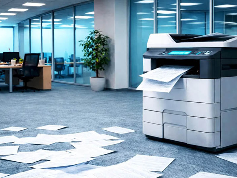 Xerox machine in the office