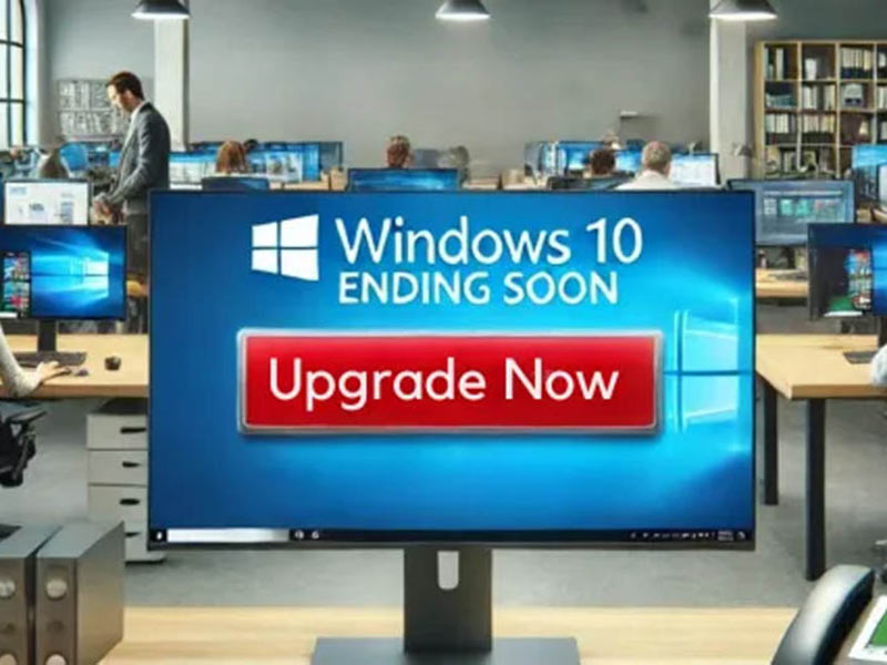 Windows upgrade message