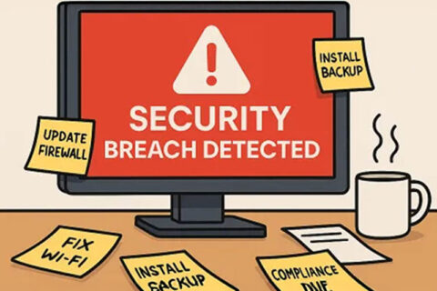 Security breach message