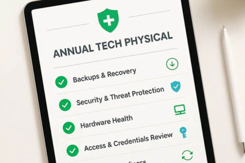 Annual tech meeting checklist
