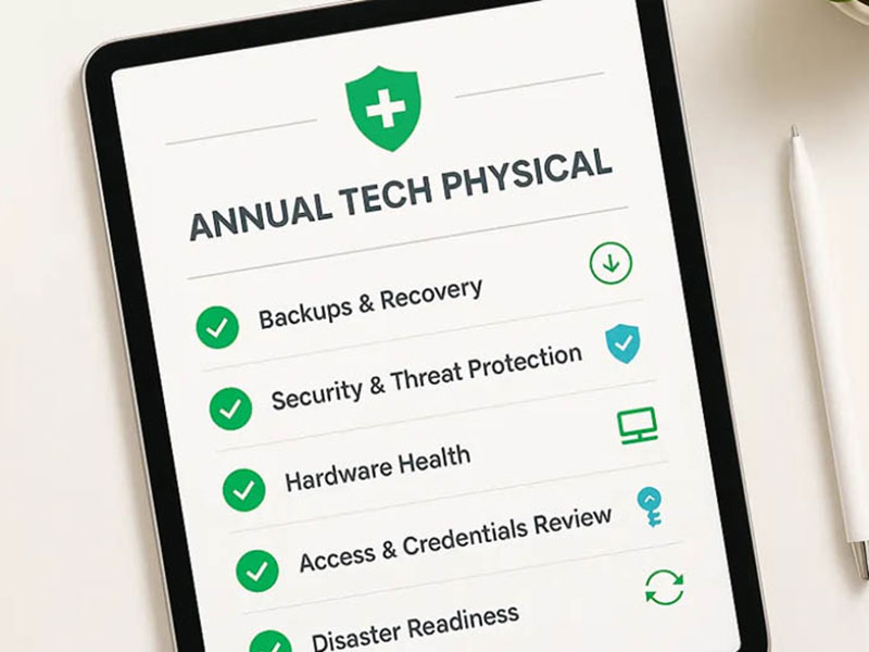 Annual tech meeting checklist