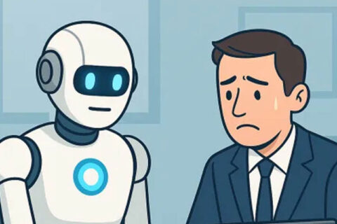 Human and robot working together